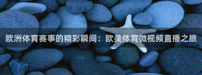 欧洲体育赛事的精彩瞬间：欧美体育微视频直播之旅