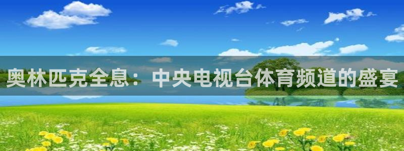 奥林匹克全息：中央电视台体育频道的盛宴